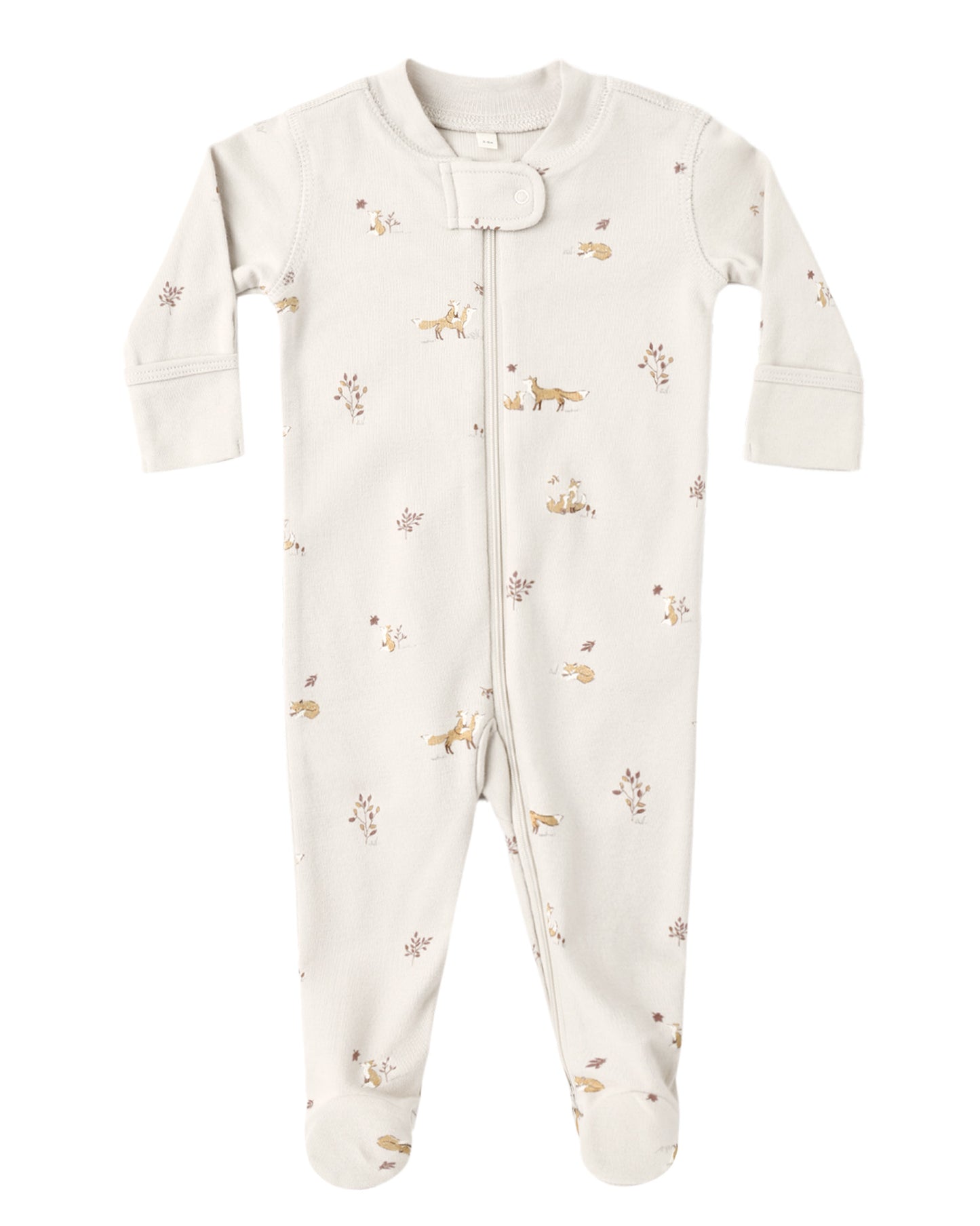 Fox Land Long Sleeve Zip Footie Sleeper
