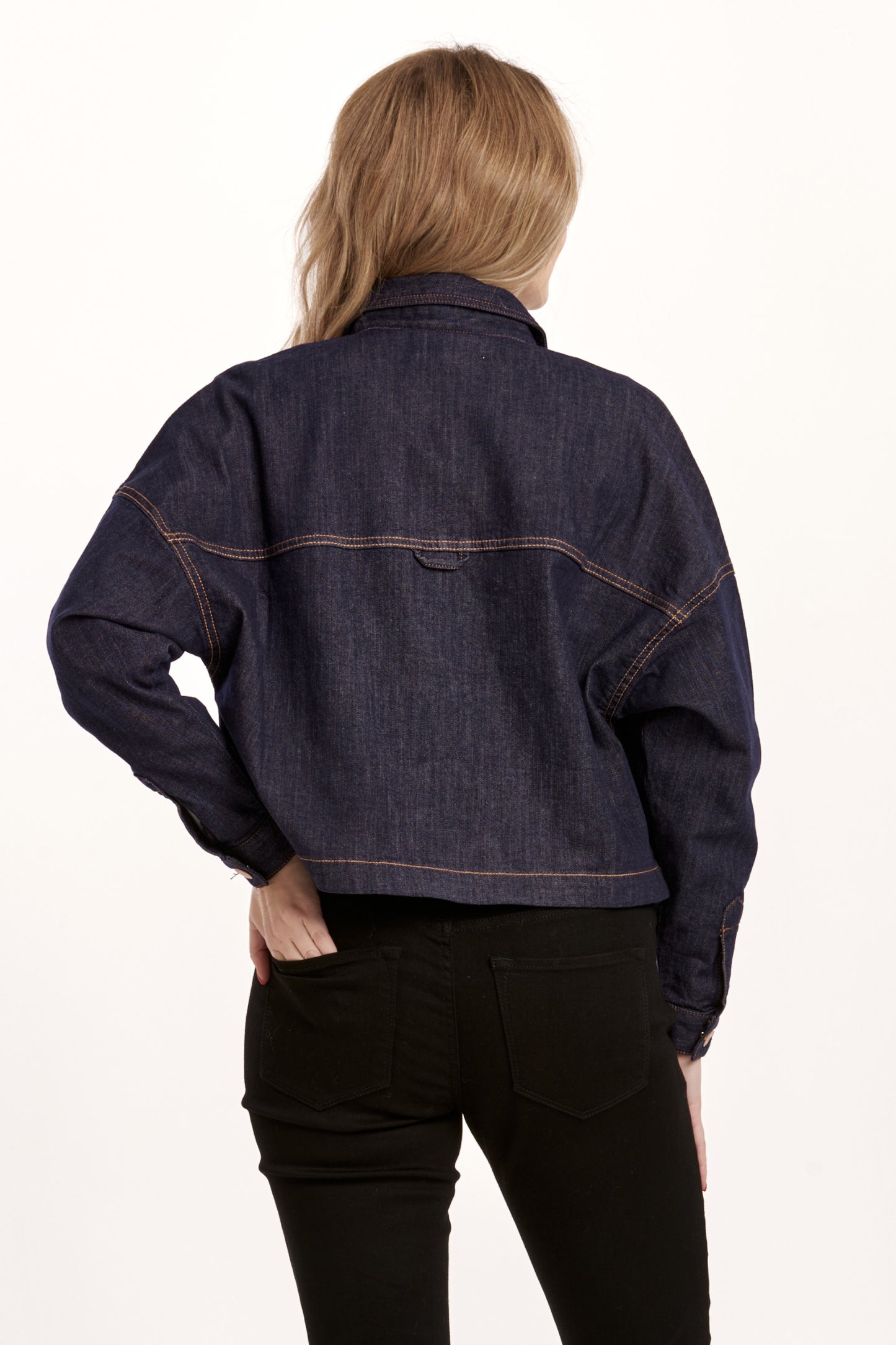 Gina Cropped Denim Jacket | Dear John