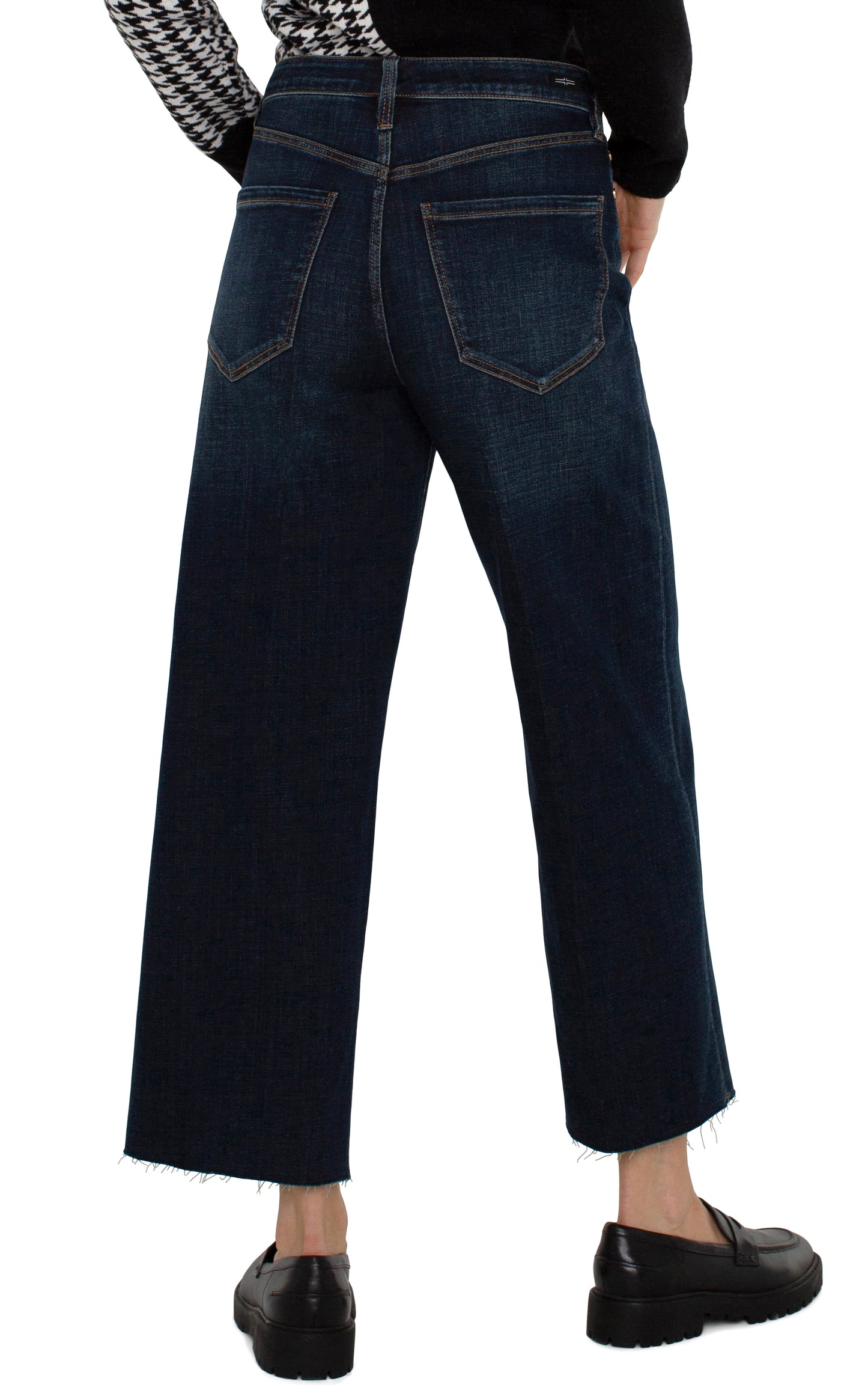 Stride High Rise Wide Leg Crop in Eastmoor | Liverpool