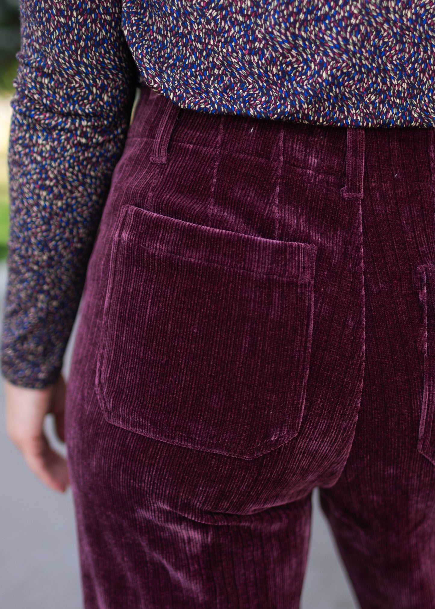 Audrey Chenille High Rise in Fig | Dear John