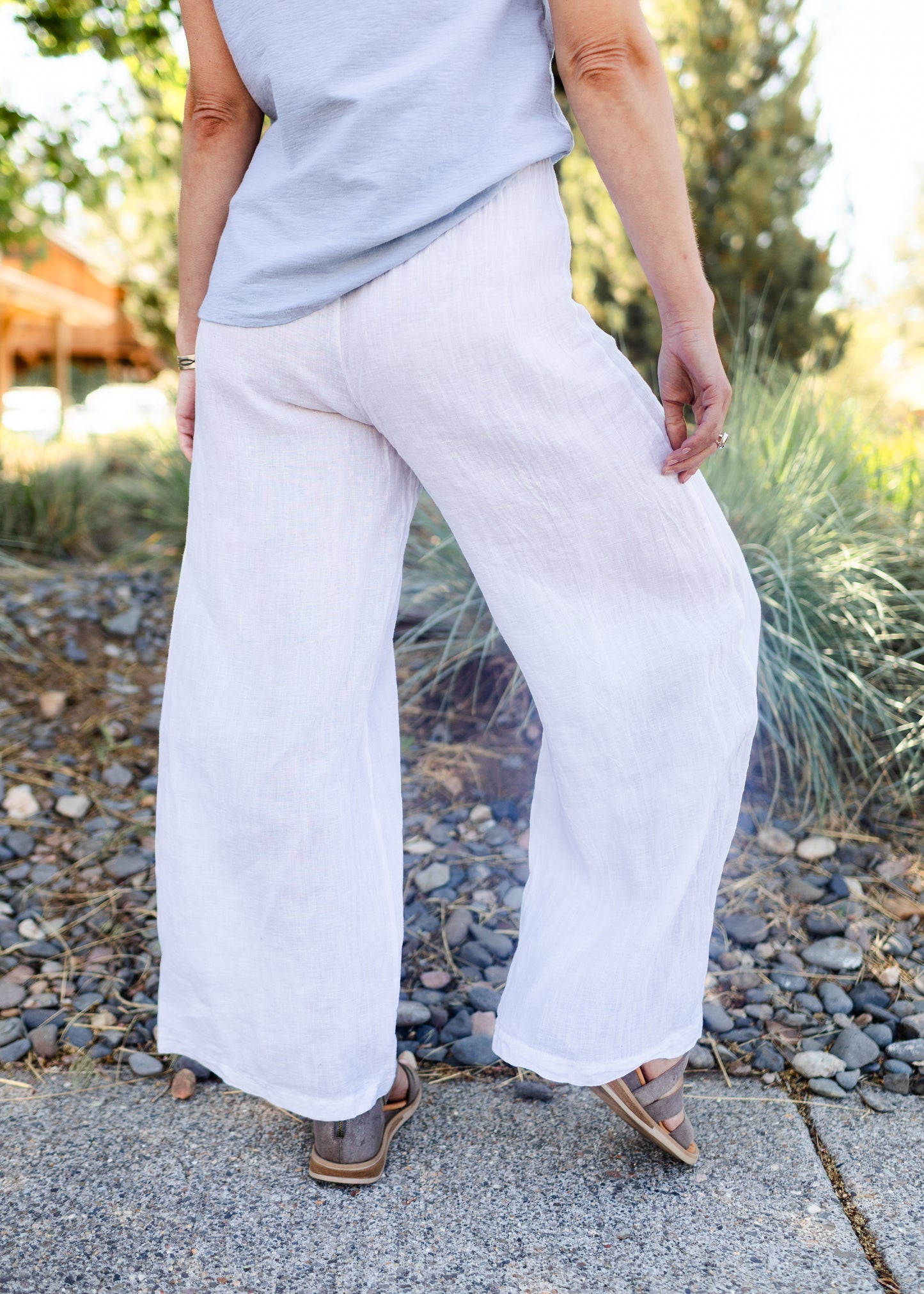 Linen Pants in White
