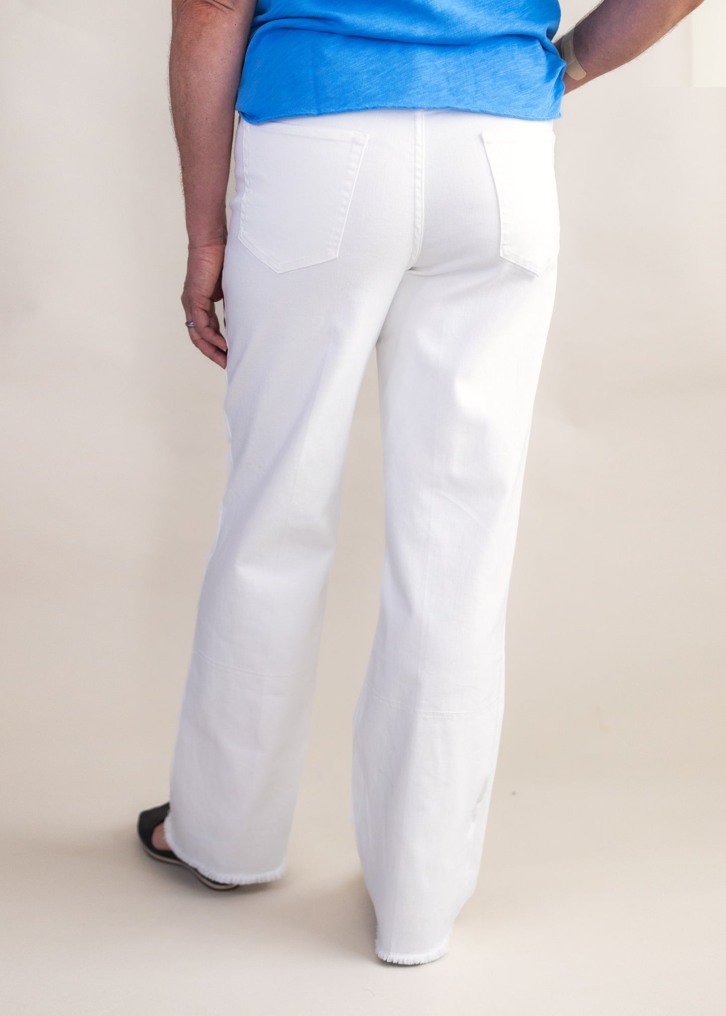 Holly Super High Straight in White | Dear John