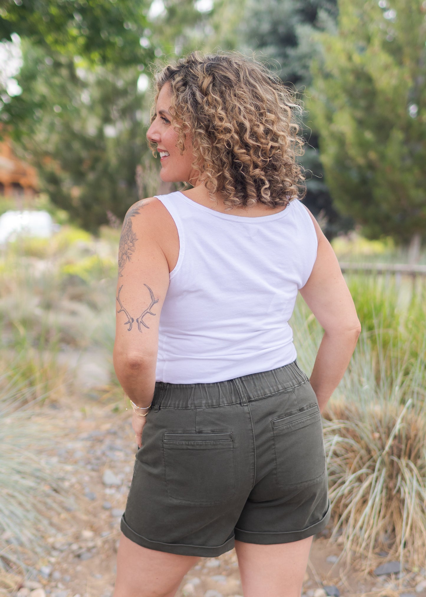 Convertible Boatneck Tank in White | Cut•Loose