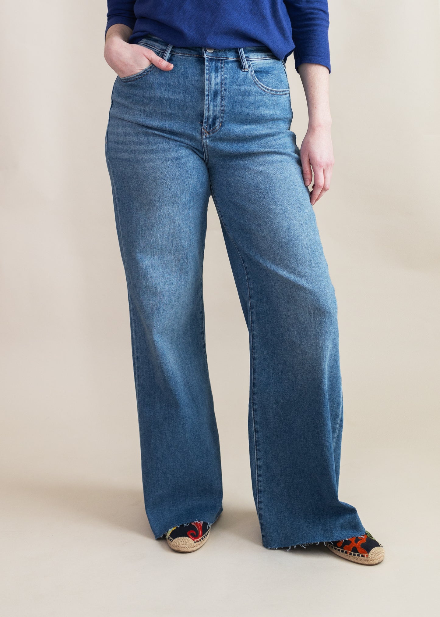 Fiona Raw Edge High Rise Jean in Norway | Dear John