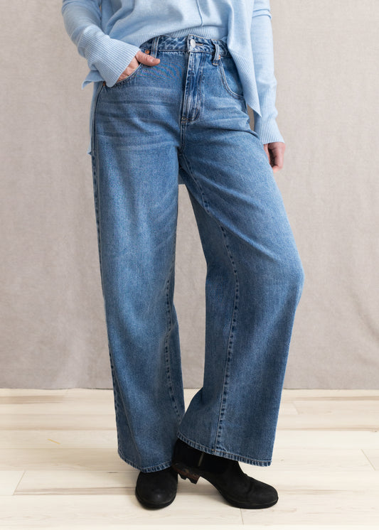 Elly Relaxed Wide Leg in Del Mar | Dear John