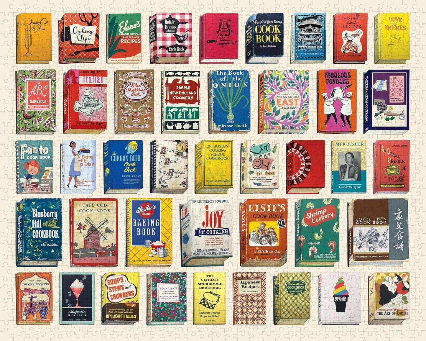 Classic Cookbooks 1000 Piece Puzzle