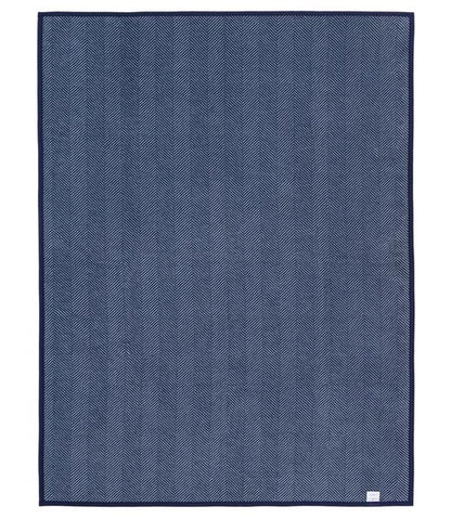 ChappyWrap Herringbone Navy Blanket