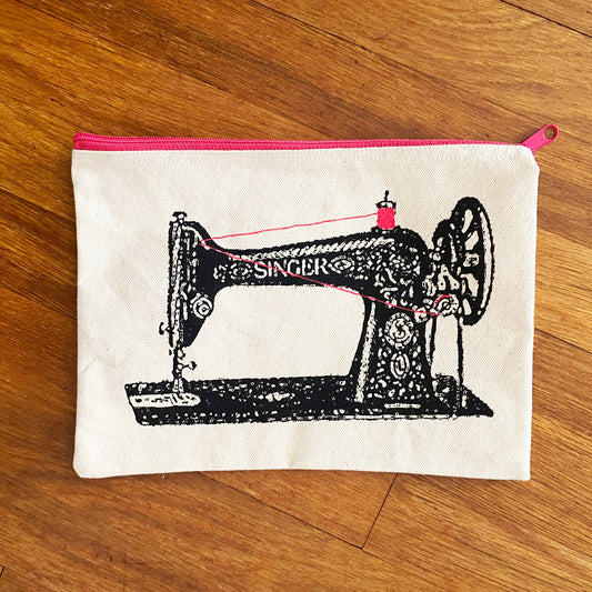 Sewing Machine Cotton Zipper Pouch