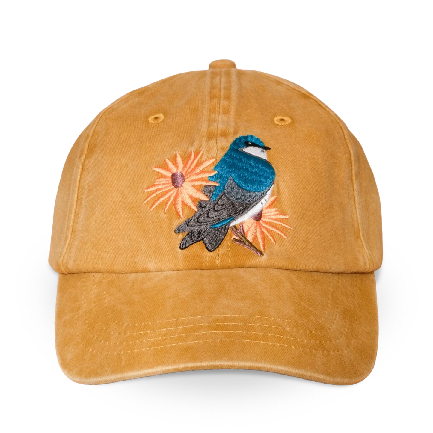 Tree Swallow Washed Hat in Amber