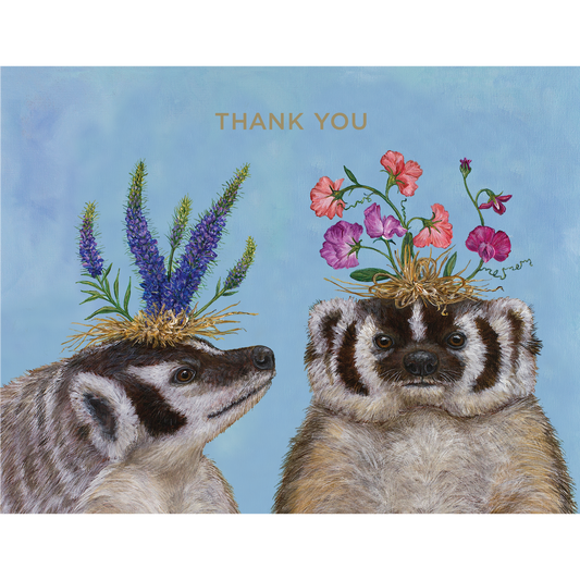 Thank You Badger Sisters Card