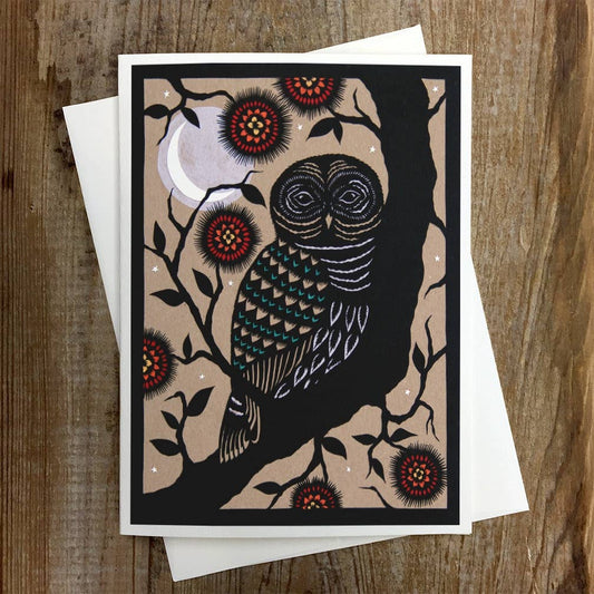 Barred Owl Card