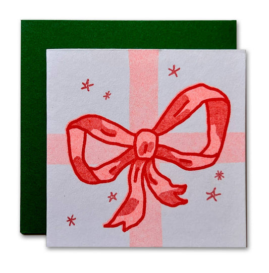 Holiday Bow Tiny Card