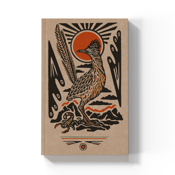 Roadrunner Out West Layflat Notebook