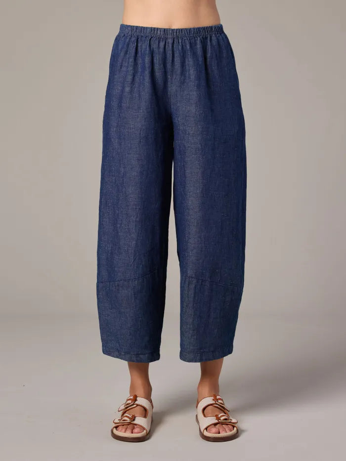 Flax Denim Lantern Pant | Cut•Loose