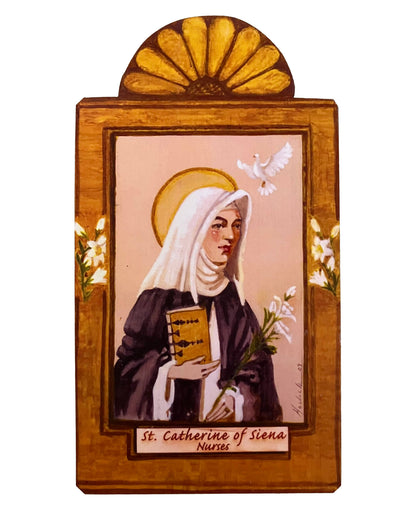 St. Catherine of Seina Pocket Plaque