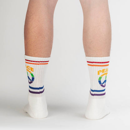 Give Peace a Chance Athletic Socks