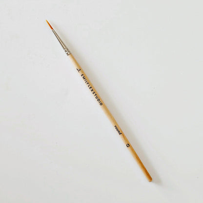 Set of Five Watercolor Paintbrushes