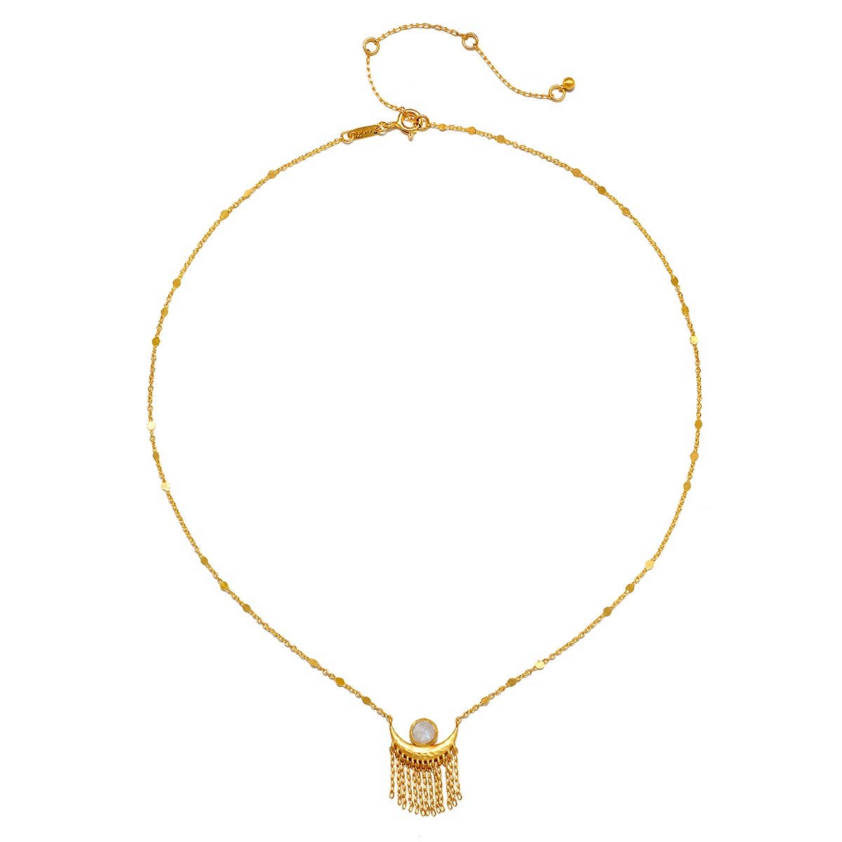 Cascade of Starlight Moonstone Necklace | Satya