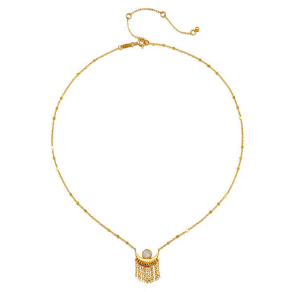 Cascade of Starlight Moonstone Necklace | Satya