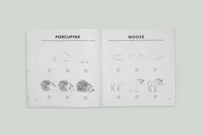 Mushrooms & Woodland Creatures: Kids How to Draw Book