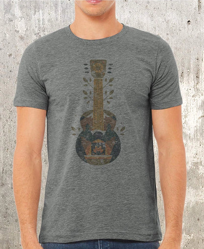 Mountain Guitar T-Shirt in Gray