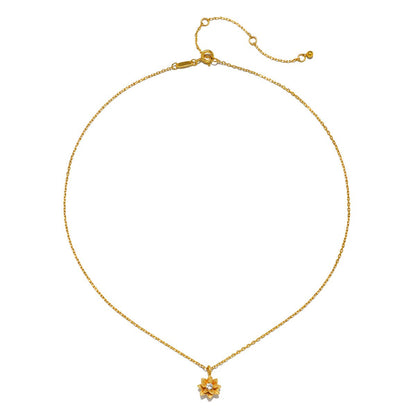 Soul Renew Gold Lotus Necklace