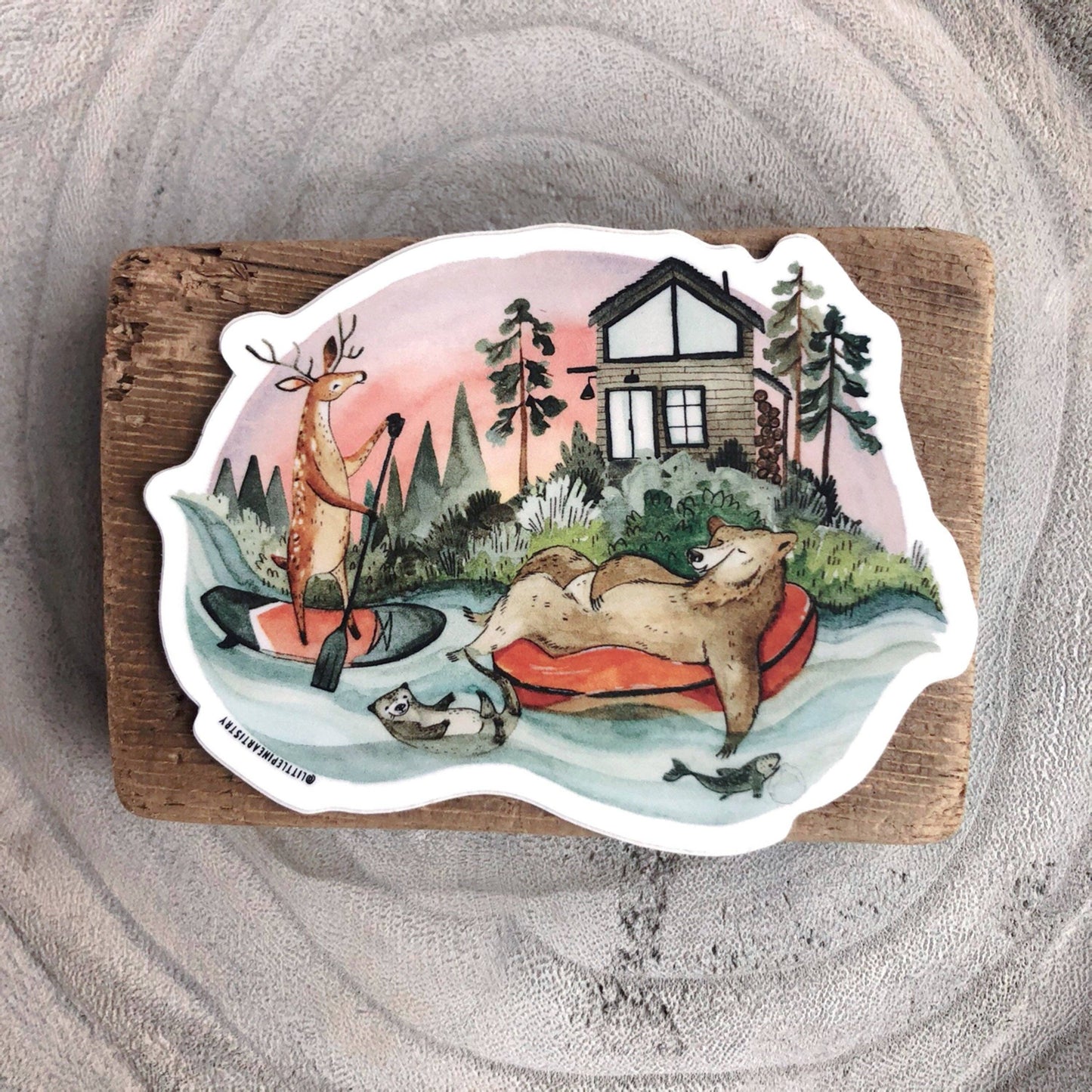 River Float Sticker