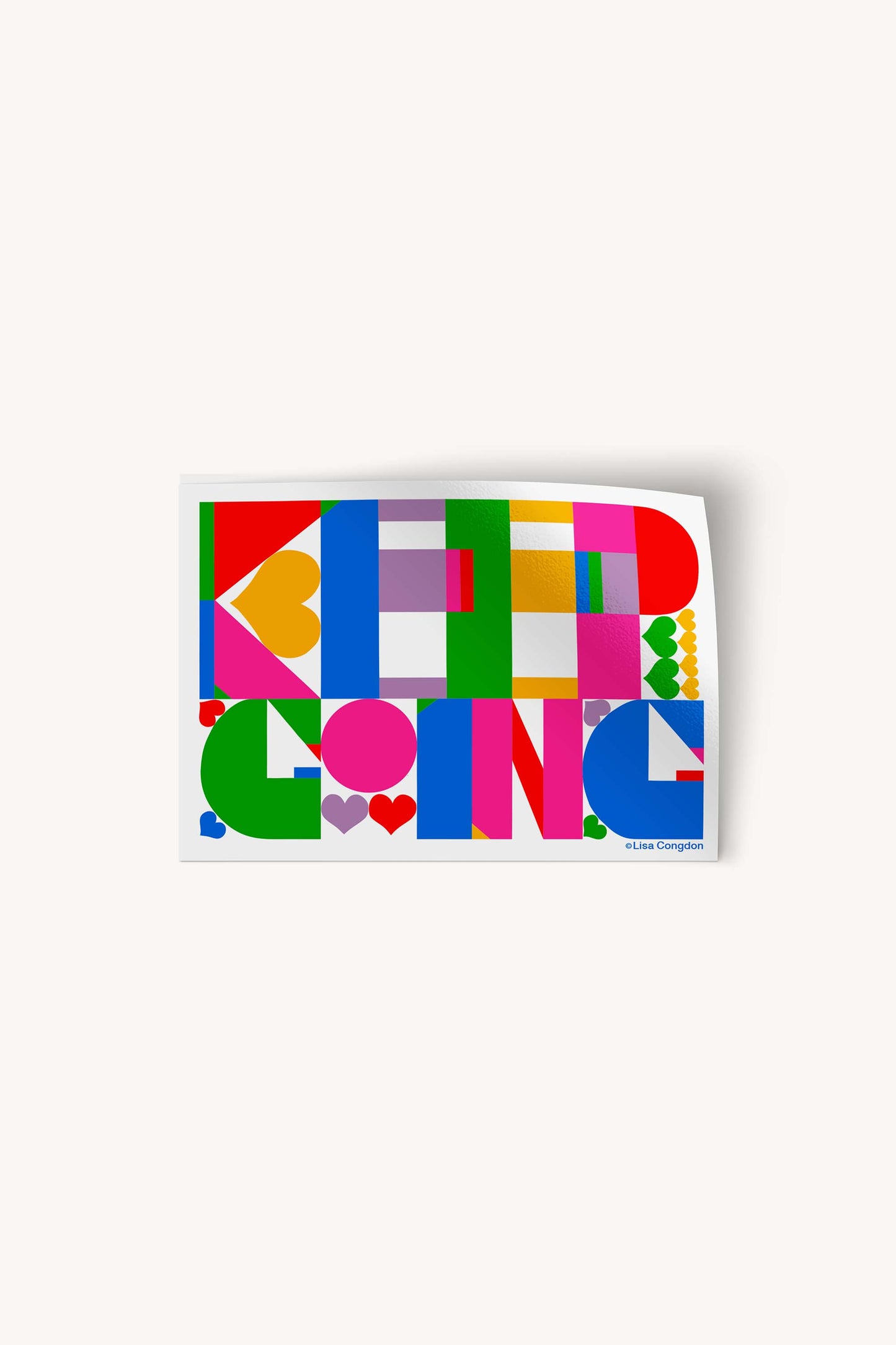 "Keep Going" Sticker | Lisa Congdon