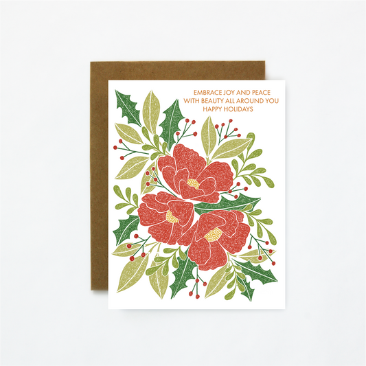 Christmas Blooms Card