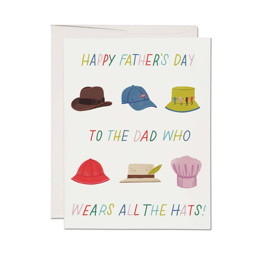 Lots of Hats Dad Card