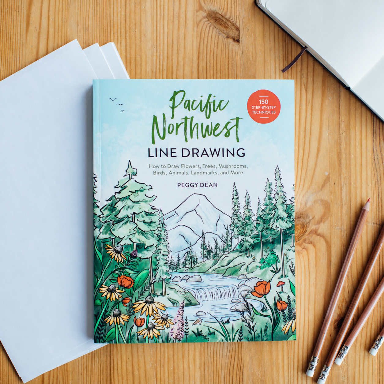 PNW How to Draw Book (Trees, Flowers and More)
