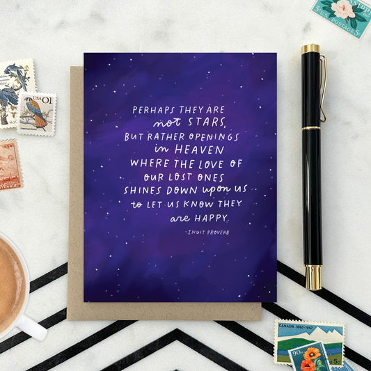 Inuit Proverb Sympathy Card