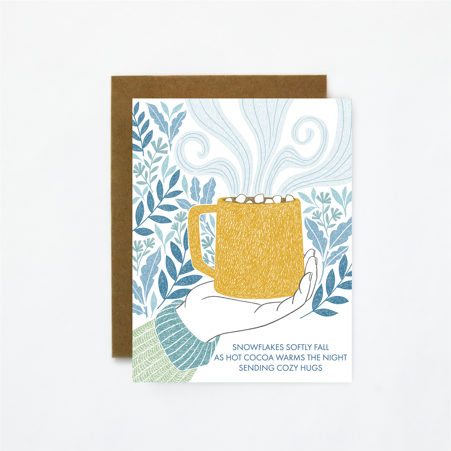 Cozy Hugs Winter Card