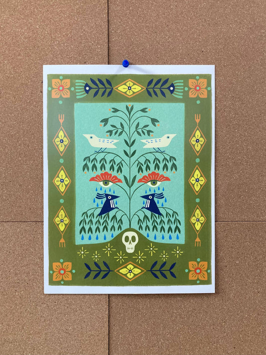 Weeping Tree Art Print | Maren Inga