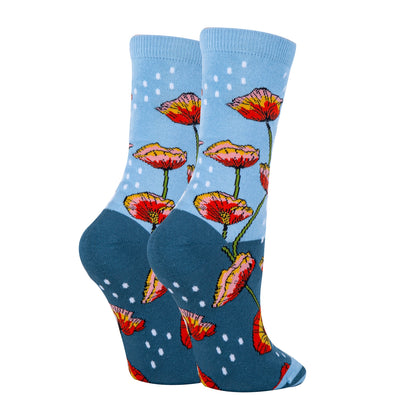 Poppy Please Crew Socks