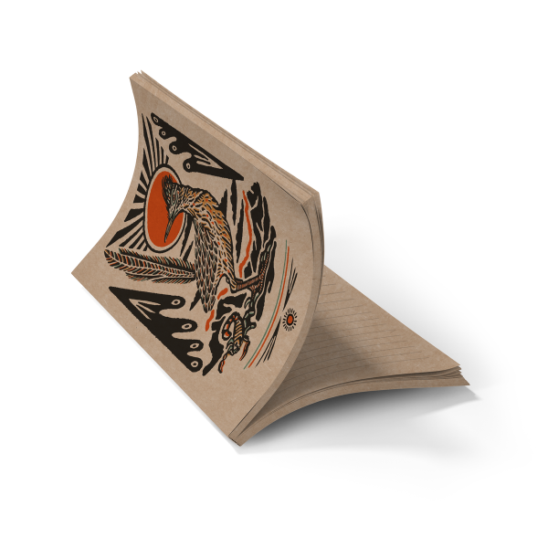 Roadrunner Out West Layflat Notebook