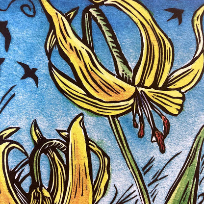 Glacier Lily Card