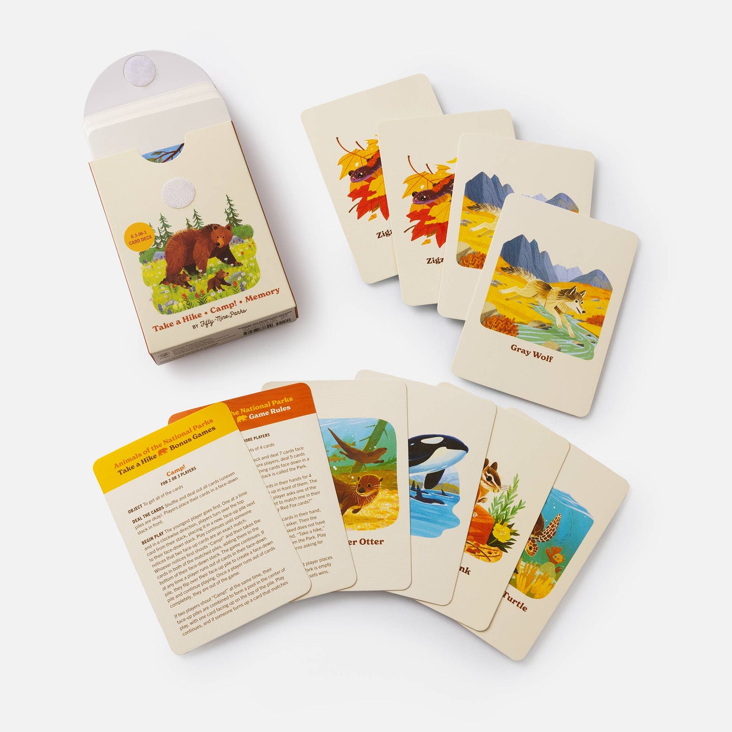 Animals of the National Parks Memory Game