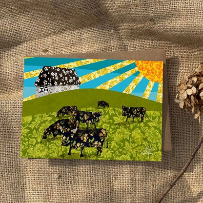 Grazin Greeting Card