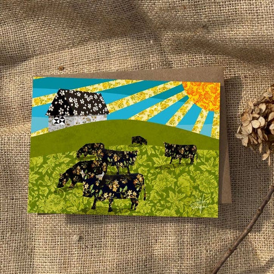 Grazin Greeting Card