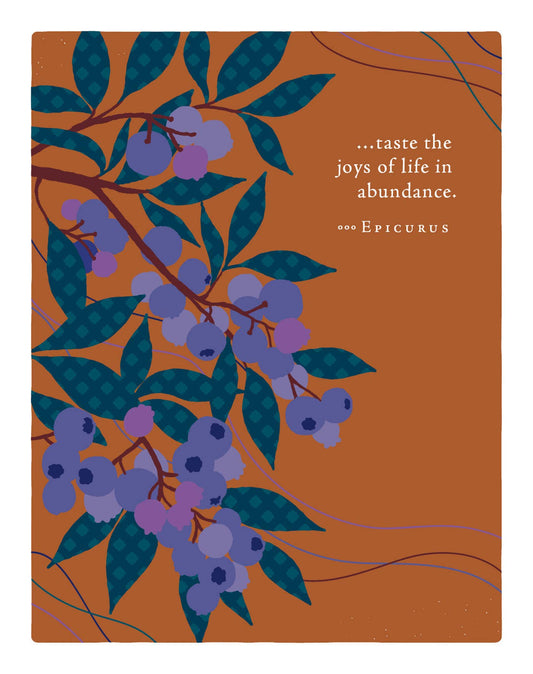 The Joys of Life Birthday Card