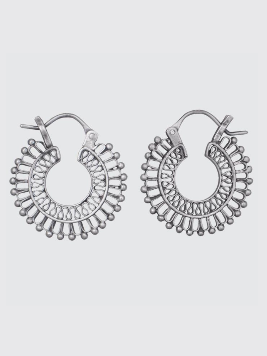 Small Filigree Hoop Earrings