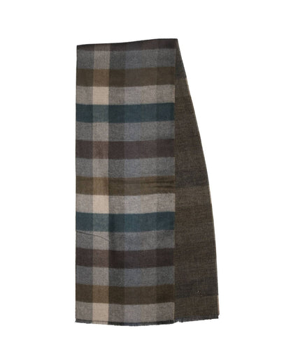 Boxplaid Reversible Cozy Scarf in Olive