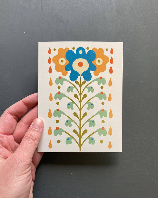 Floral III Blank Card