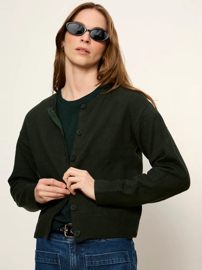 Must-Have Cardi in Forest | Sanctuary