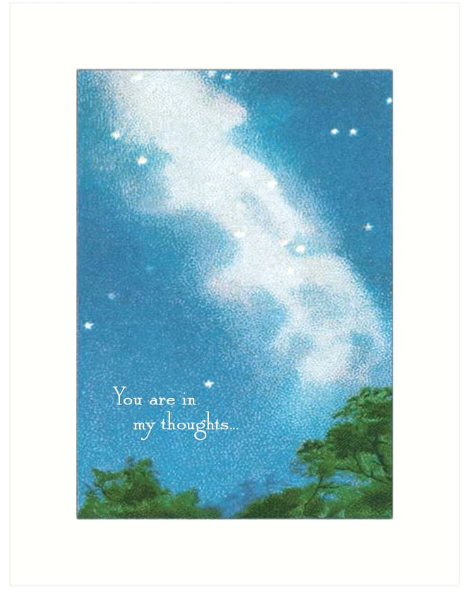 Milky Way | Sympathy Greeting Card: A2