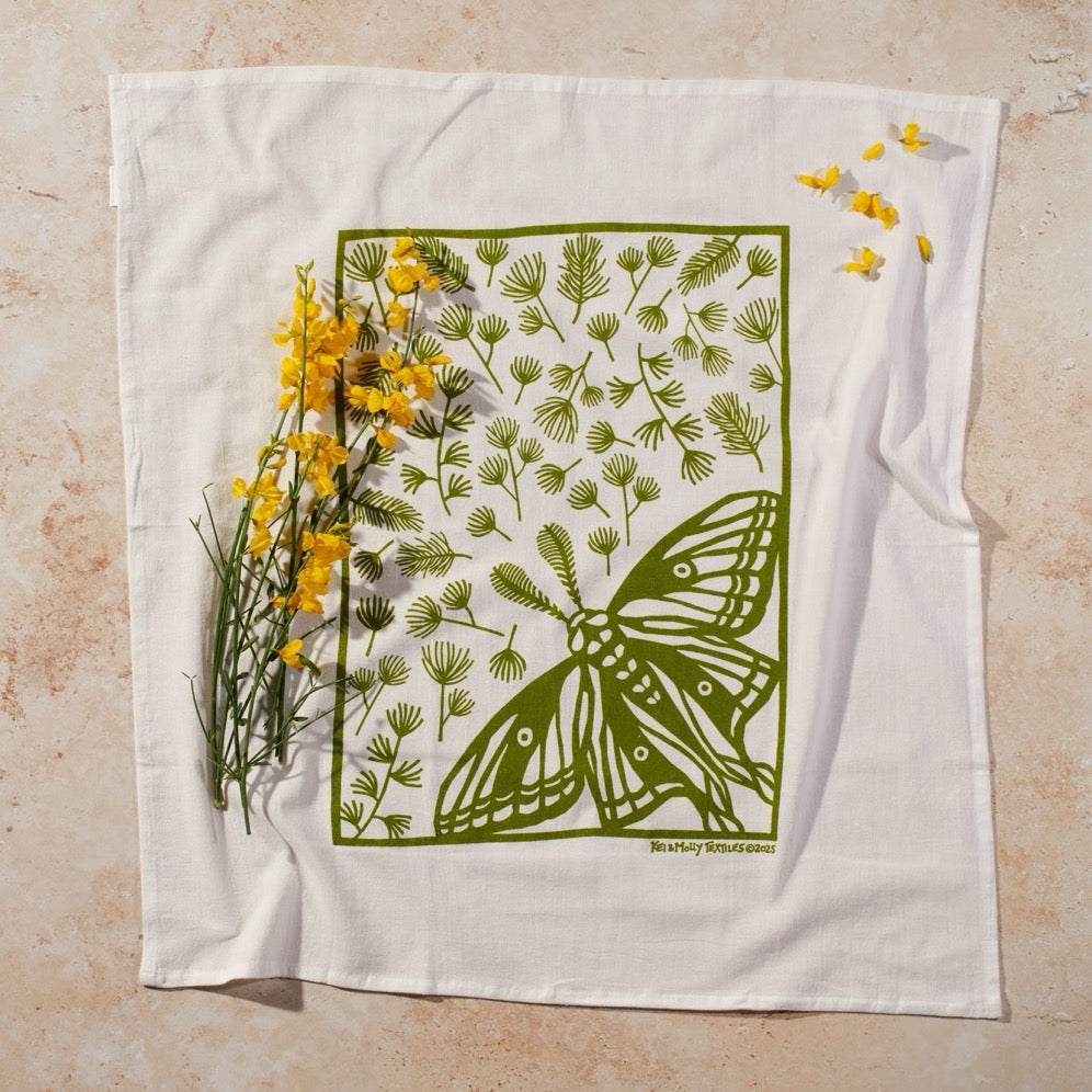 Moth Flour Sack Dish Towel