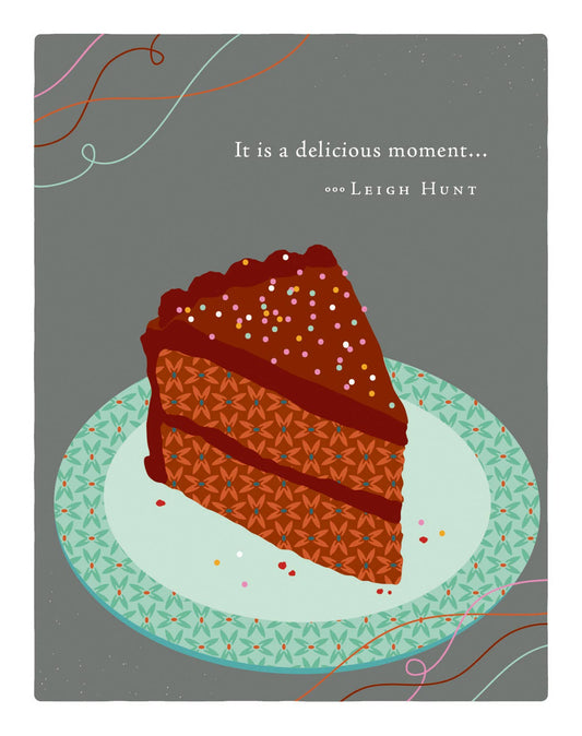 Delicious Moment Birthday Card