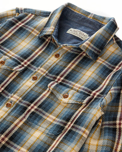 Unisex Blanket Shirt in French Blue Plaid | Outerknown