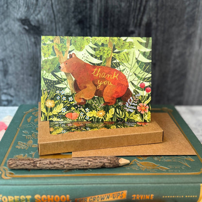 Forest Bloom Thank You Boxed Cards
